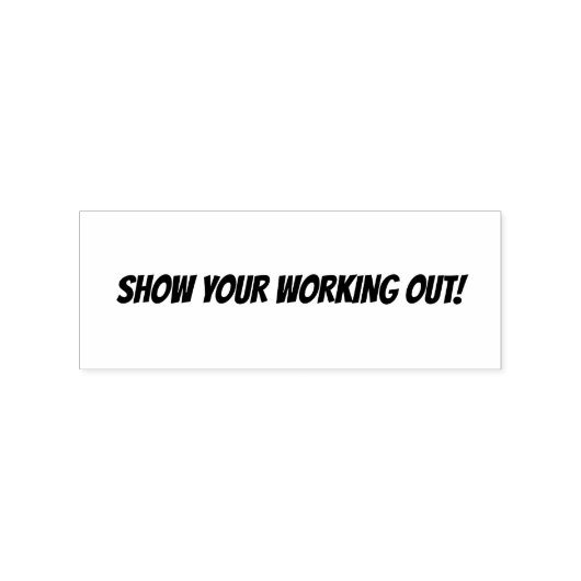 仕事を見せろ!先生スタンプ ラバースタンプ (インプリント)