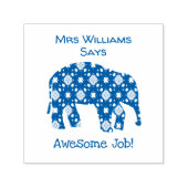 仕事パーソナライズされたの素晴らし先生スタンプ象 セルフインキングスタンプ (デザイン)