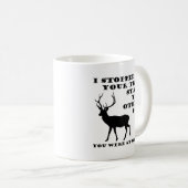 仕事中にいた おもしろ狩りマグカップ コーヒーマグカップ (正面右)