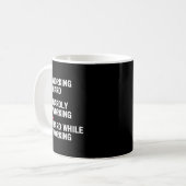 仕事中に笑える 大人のチェックリスト ユーモア コーヒーマグカップ (正面左)