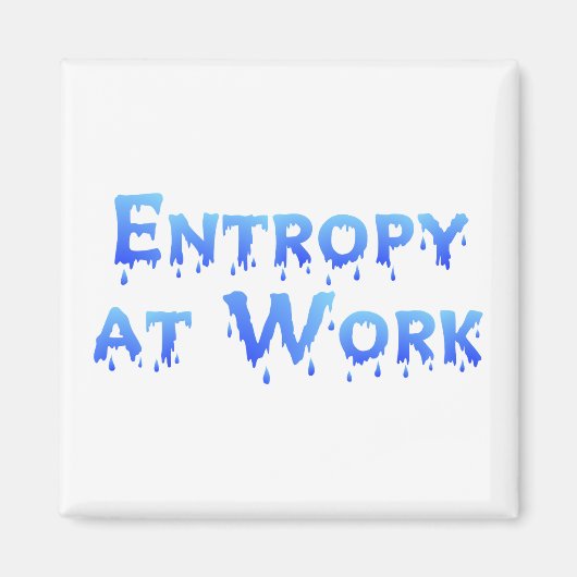仕事中のエントロピー マグネット (正面)