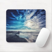 仕事中のビーチの夢 マウスパッド (マウス)
