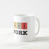 仕事中の天才 コーヒーマグカップ (正面右)