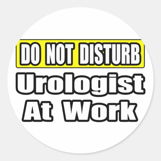 仕事中の泌尿器科医… ラウンドシール (正面)