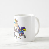 仕事中の漫画家 コーヒーマグカップ (正面右)