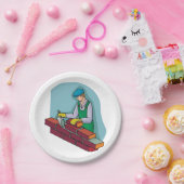 仕事中の煉瓦 ペーパープレート (パーティー)