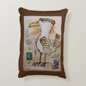 仕事中の猫 アクセントクッション (裏面(縦))