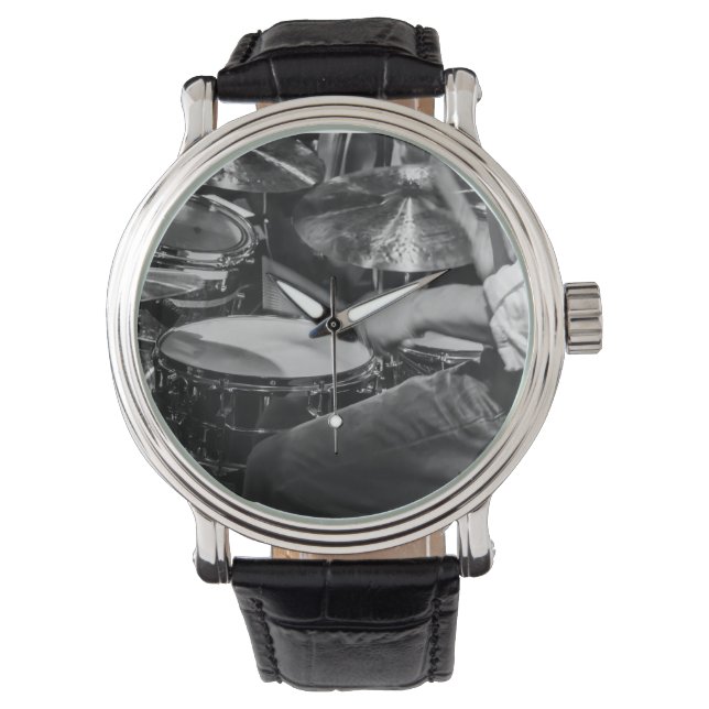 仕事中保のドラマー 腕時計 (正面)