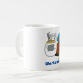 仕事中毒 コーヒーマグカップ (正面左)
