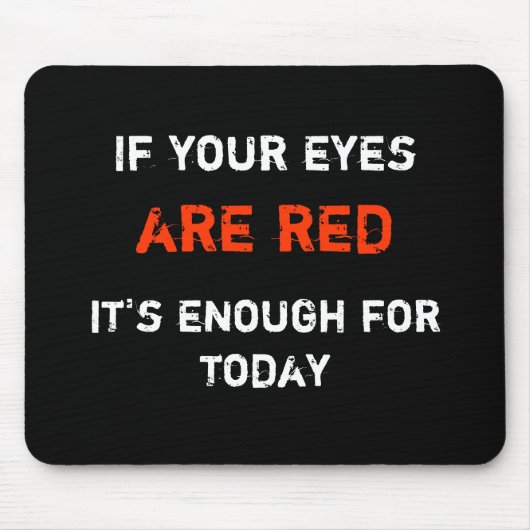 仕事中毒 マウスパッド (正面)