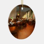 仕事他-オフィス-ニュース価値がある1899年 セラミックオーナメント (右)