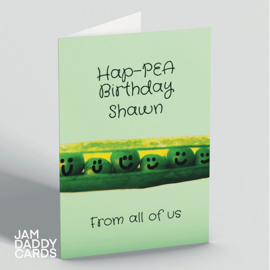 仕事仲間からのハッピーバースデー カード