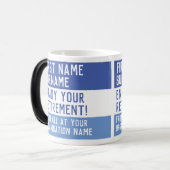 仕事仲間からの退職ギフト モーフィングマグカップ (正面左)