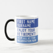 仕事仲間からの退職ギフト モーフィングマグカップ (左)