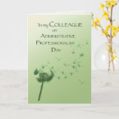 仕事仲間のPro Day Dandelion カード (黄色い花)