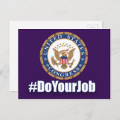 仕事会議はがき作成 ポストカード (正面/裏面)