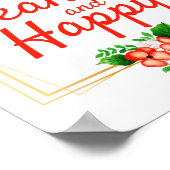 仕事前向きと人生の引用文を確認 ポスター (角)