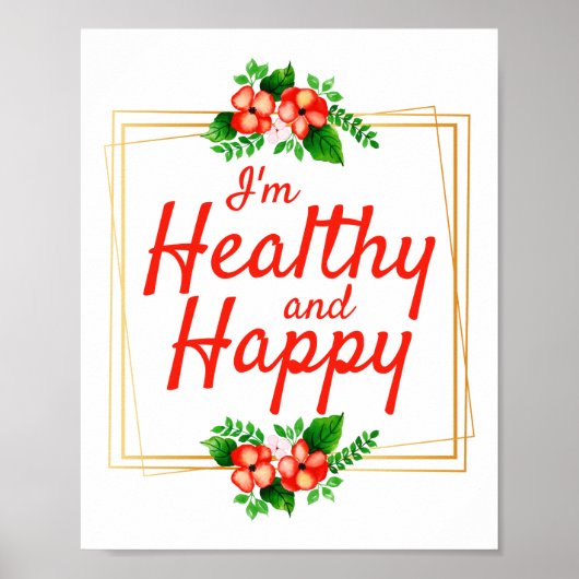 仕事前向きと人生の引用文を確認 ポスター (正面)