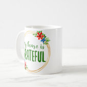 仕事前向きと自己愛のバイブ コーヒーマグカップ (正面左)