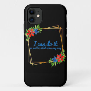 仕事前向きに対する肯定 iPhone 11 ケース