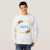 仕事前向きに対する肯定 Tシャツ (正面フル)