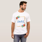 仕事前向きに対する肯定 Tシャツ (正面フル)