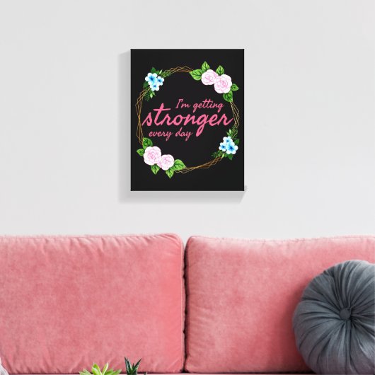 仕事前向きに対する良い引用文 キャンバスプリント (インサイチュ (リビング))