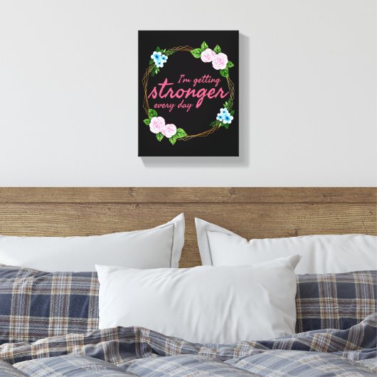 仕事前向きに対する良い引用文 キャンバスプリント (インサイチュ (寝室))