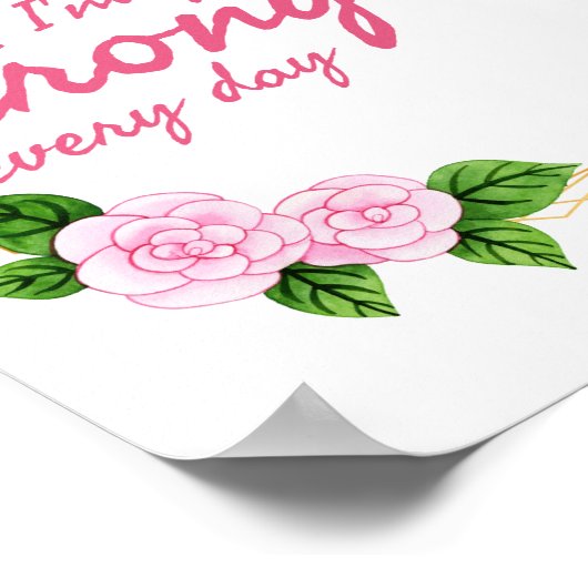 仕事前向きに対する良い引用文 ポスター (角)