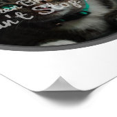 仕事前向きのための肯定引用文、自己の愛 ポスター (角)