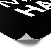 仕事前向きの懸命を起こす ポスター (角)