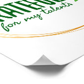 仕事前向きの確認 ポスター (角)