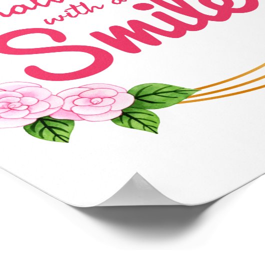 仕事前向き、人生、成功のための引用文を刺激する ポスター (角)