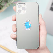 仕事場での「イケイケ青猫、私は噛む、それでいいでしょ」 シール (スマートフォン)