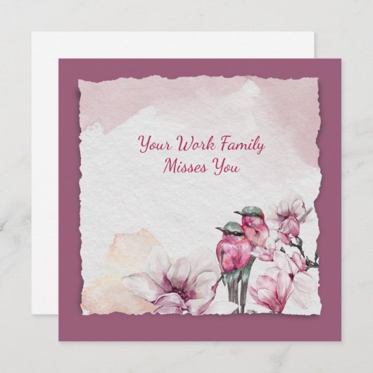 仕事恋しく思の家族 (正面/裏面)