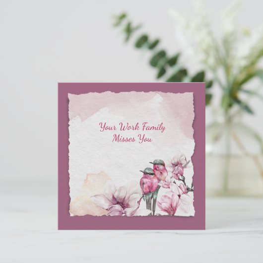 仕事恋しく思の家族 (スタンド正面)