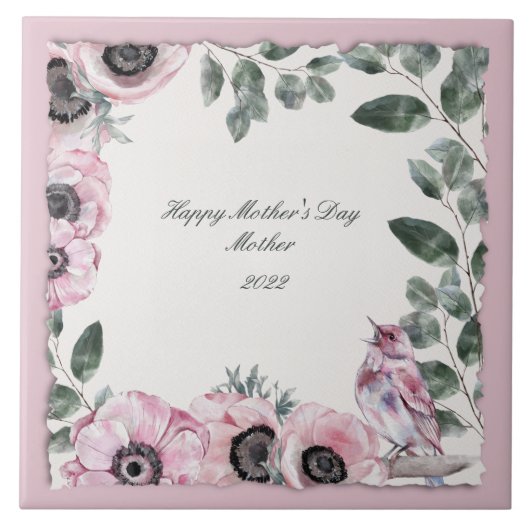 仕事恋しく思の家族 タイル (正面)