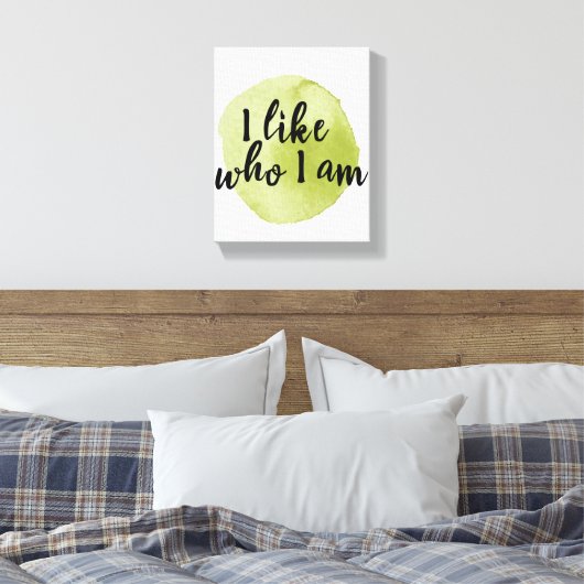 仕事感動的と成功のための引用文 キャンバスプリント (インサイチュ (寝室))