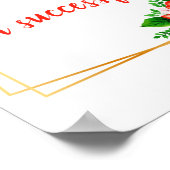 仕事感動的の確認 ポスター (角)