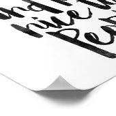 仕事懸命で人に優しい ポスター (角)