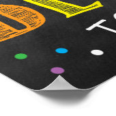 仕事懸命とベビーレインボーポスター ポスター (角)