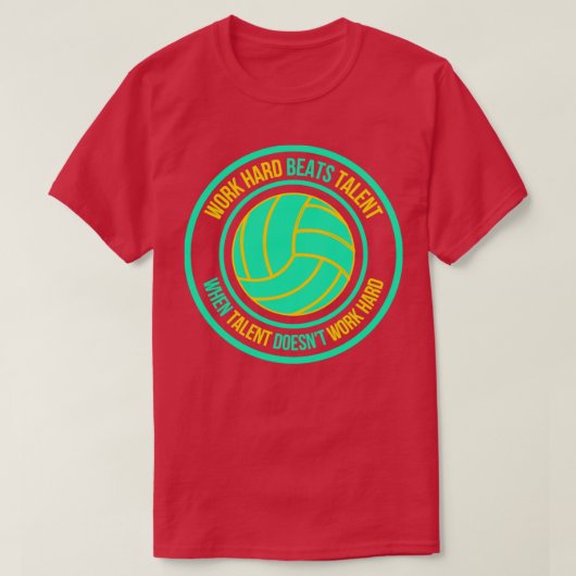 仕事懸命ビートタレントが仕事をしていないとき Tシャツ (デザイン正面)