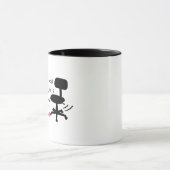 仕事最高のの皮肉なコーヒーおもしろいは マグカップ (中央)