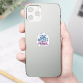 仕事熱狂するのベテ最高のィは友だち仕事のベスティーギ シール (スマートフォン)