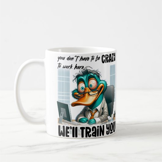 仕事熱狂する日サバイバルコーヒーマグ コーヒーマグカップ (左)