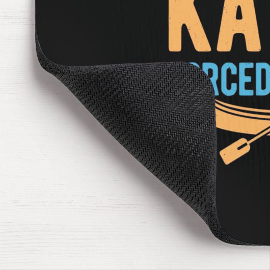 仕事生まれを余儀なくされるカヤック マウスパッド (コーナー)