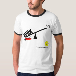 仕事生命バランス Tシャツ