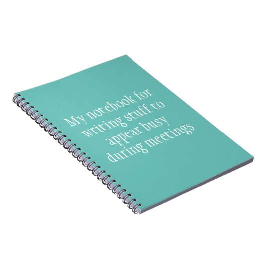 仕事用おもしろいオフィスで自分のノートをユーモア ノートブック (右側)