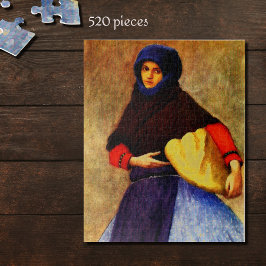 仕事用のドレスを着たカロサの女性 ジグソーパズル