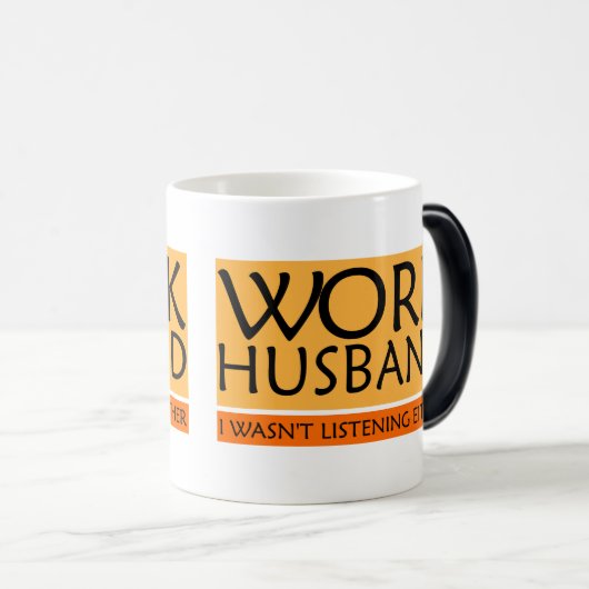 仕事用の夫のマグカップ モーフィングマグカップ (正面右)